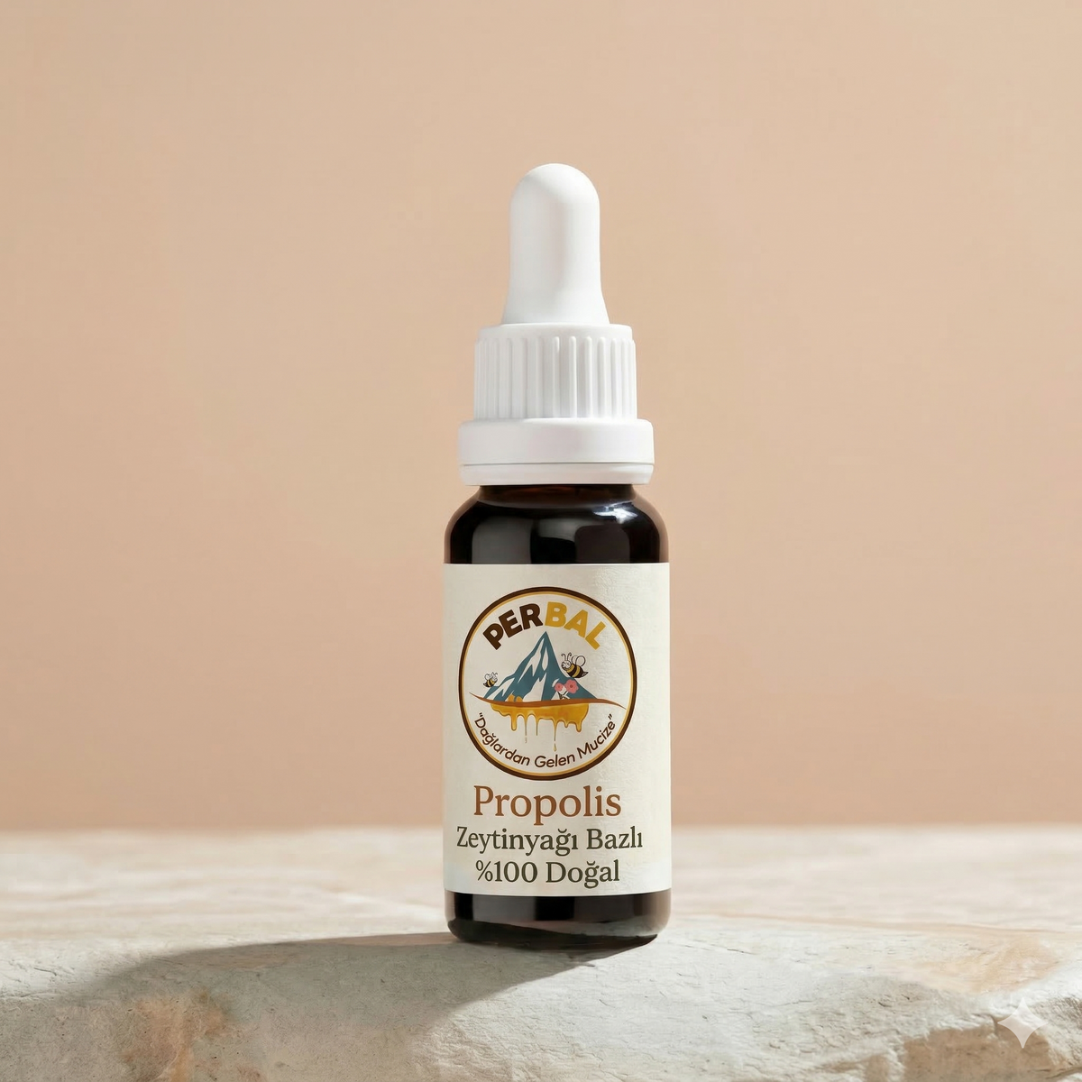 PERBAL zeytinyağı bazlı propolis 20 ml damlalıklı şişe